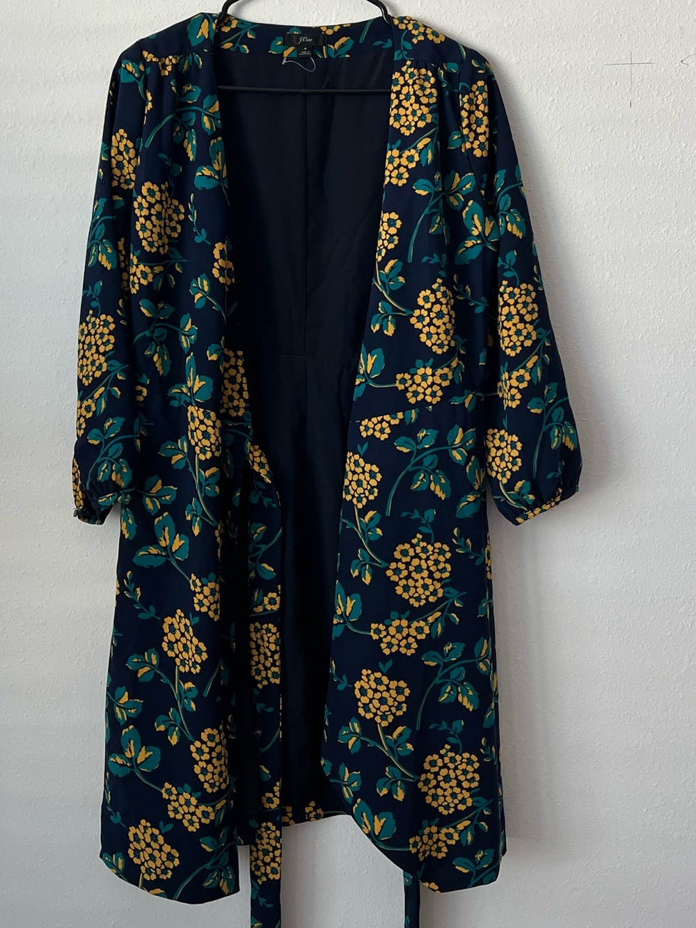 J. Crew Floral Wrap dress
